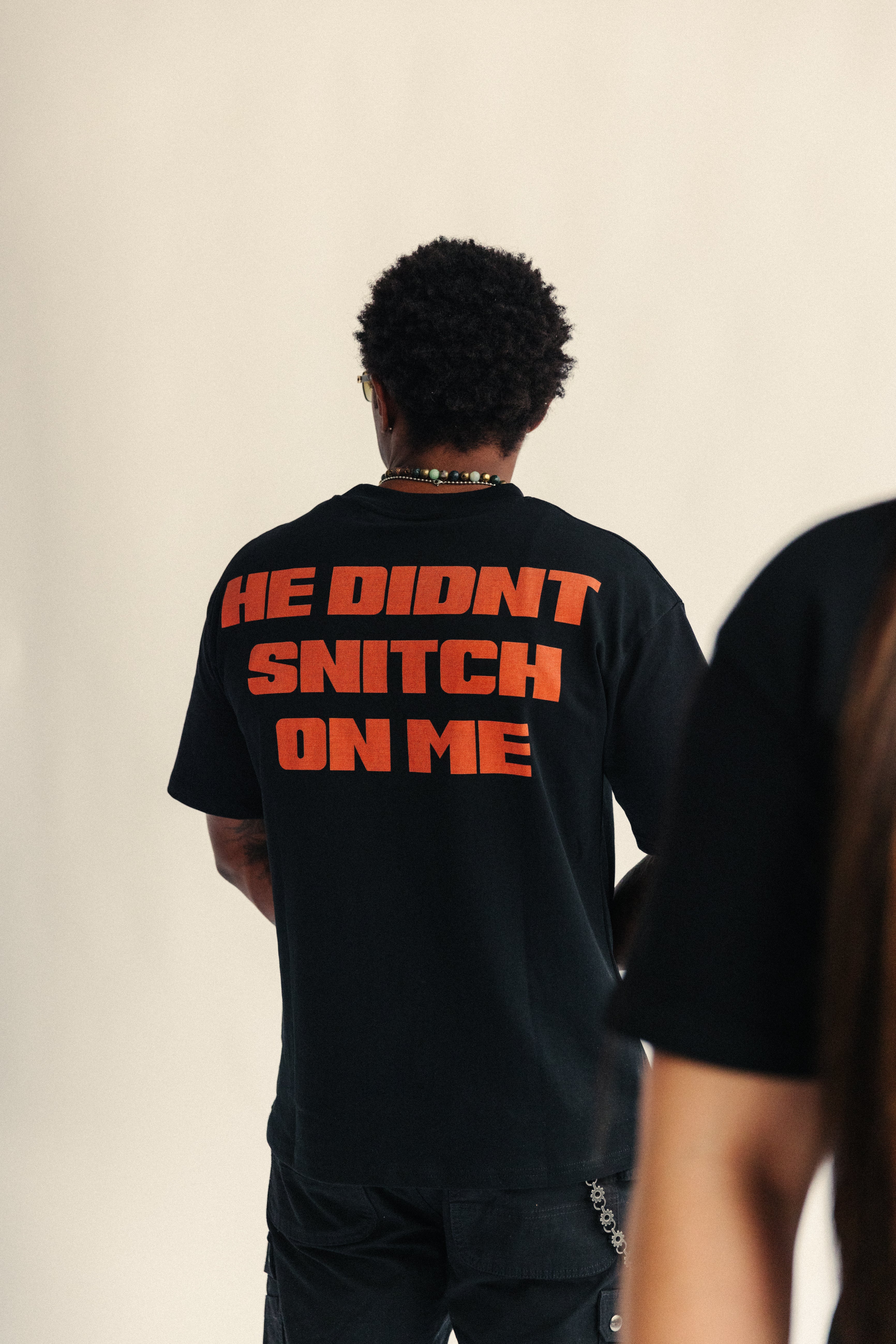 GUNNA "HE DIDNT SNITCH ON ME" TEE (BLACK)