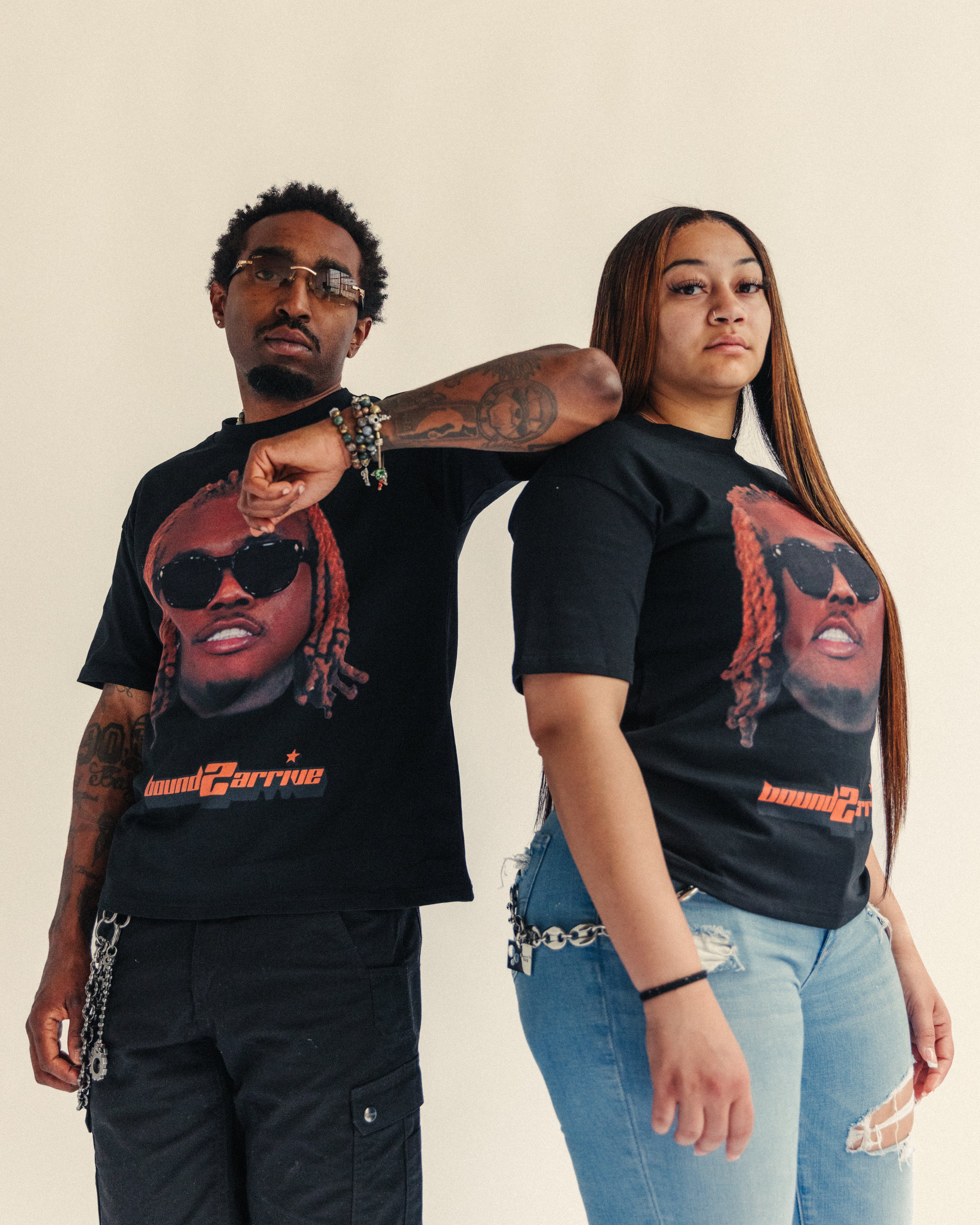 GUNNA "HE DIDNT SNITCH ON ME" TEE (BLACK)